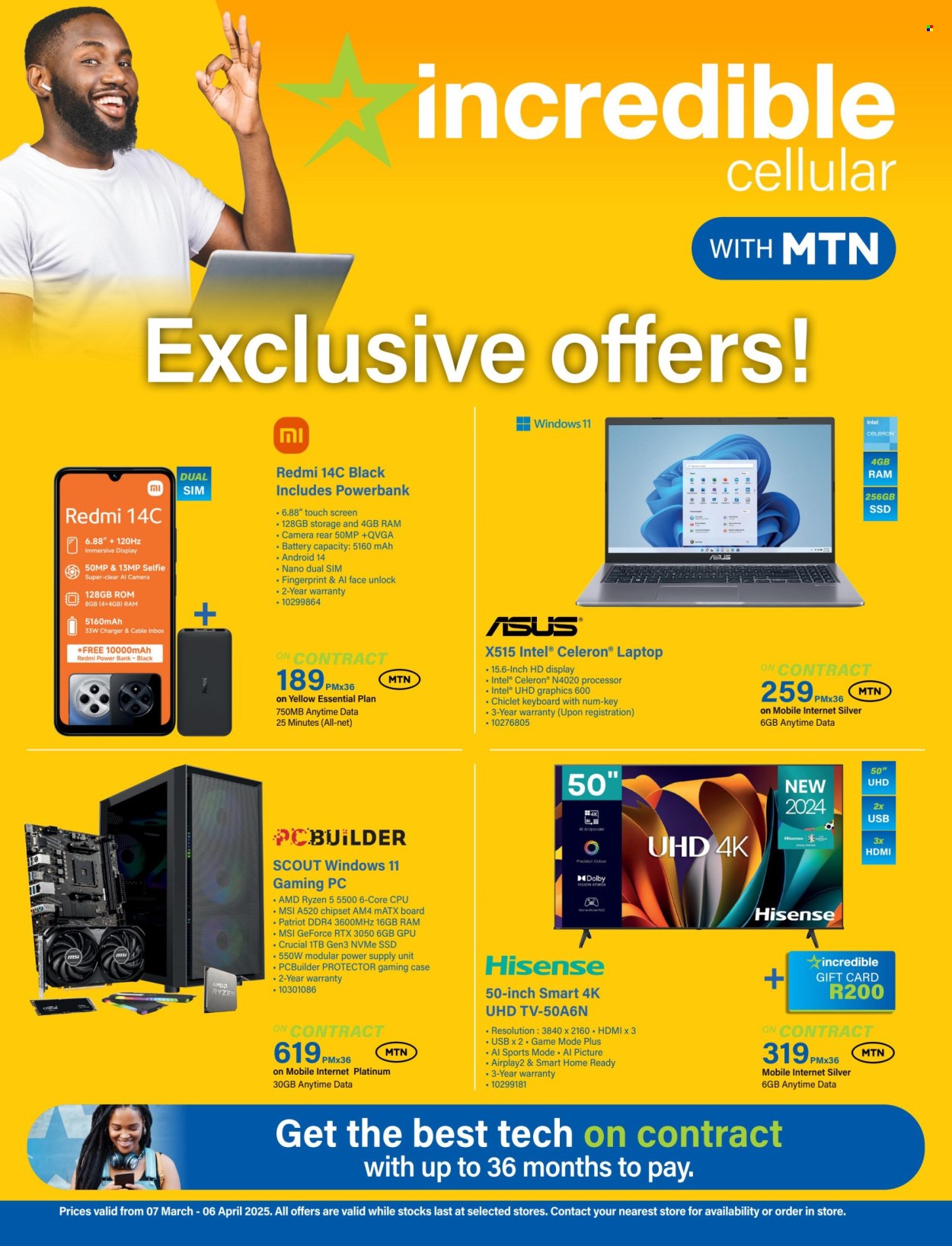 Incredible Connection specials - 07/03/2025 - 06/04/2025. Page 1