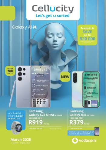 Cellucity catalogue  - 07/03/2025 - 03/04/2025.