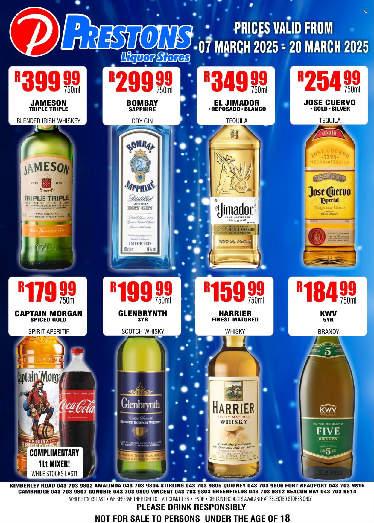 Prestons Liquor Stores specials - 07/03/2025 - 20/03/2025. Page 1