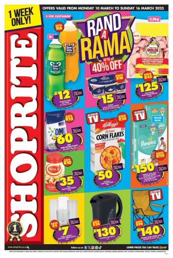 Shoprite catalogue  - 10/03/2025 - 16/03/2025.