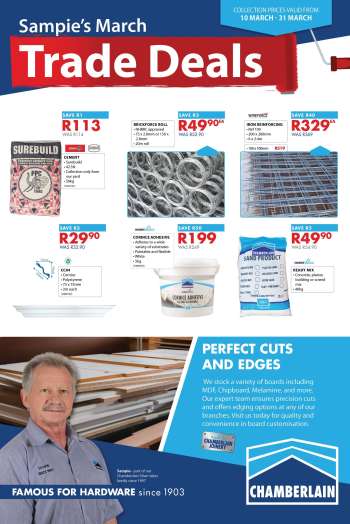 Chamberlain catalogue  - 10/03/2025 - 31/03/2025.
