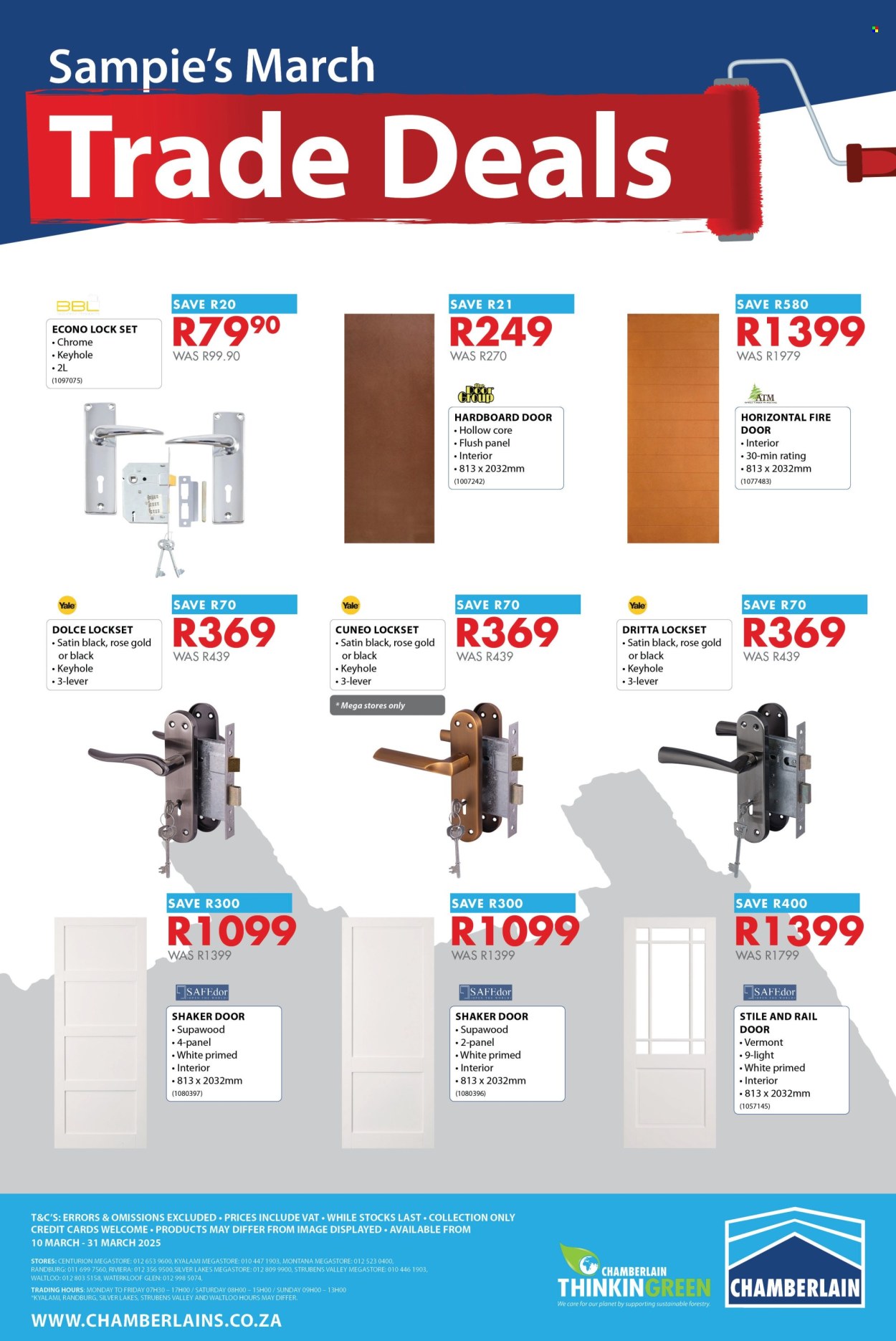 Chamberlain specials - 10/03/2025 - 31/03/2025. Page 2