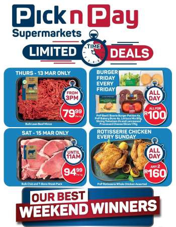 Pick n Pay Supermarket catalogue  - 13/03/2025 - 16/03/2025.