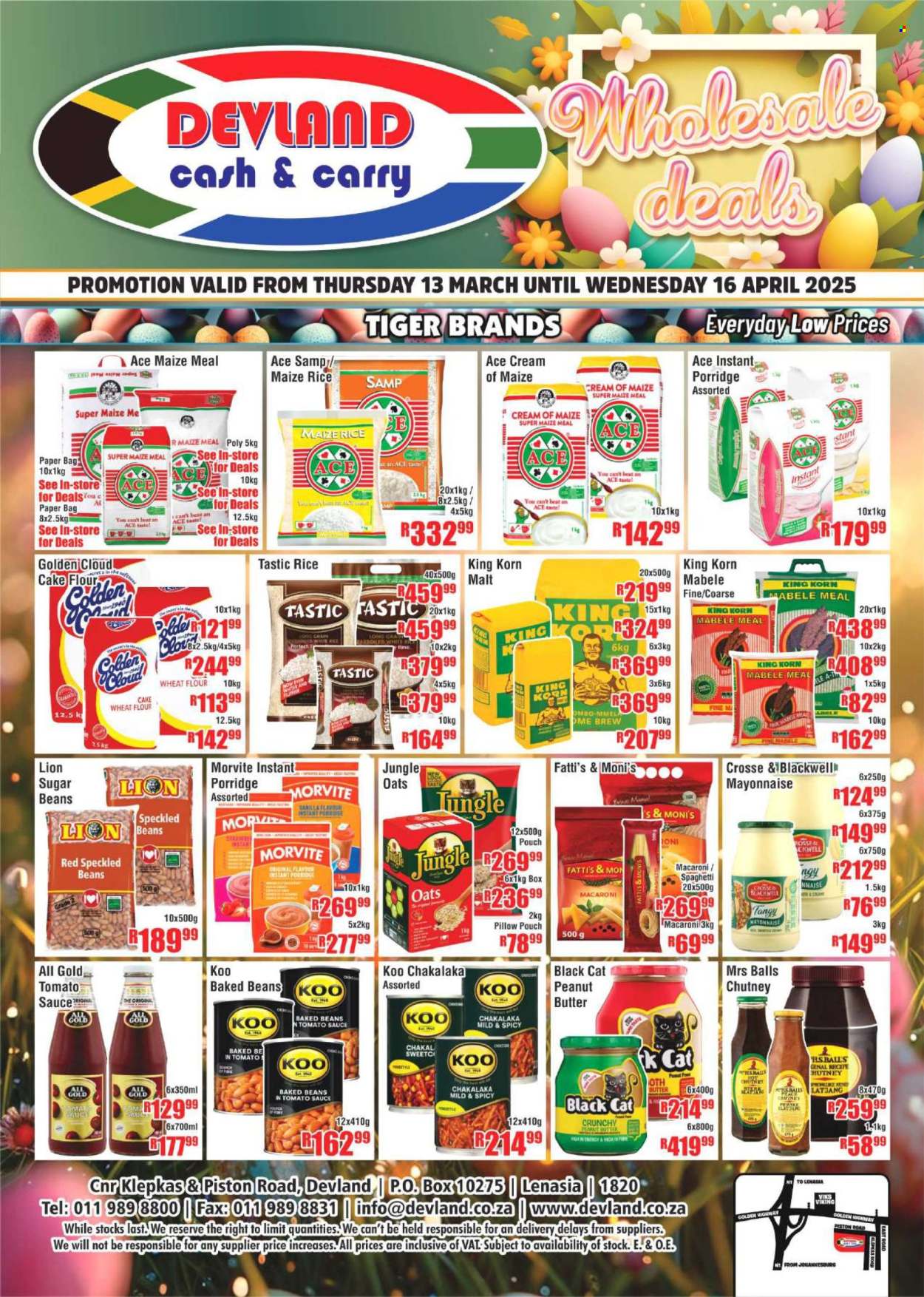 Devland specials - 13/03/2025 - 16/04/2025. Page 1