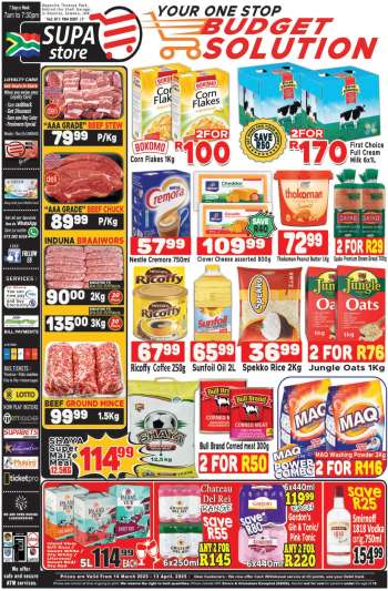 Supa Store catalogue  - 14/03/2025 - 13/04/2025.