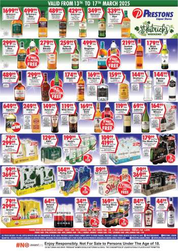 Prestons Liquor Stores catalogue  - 13/03/2025 - 17/03/2025.