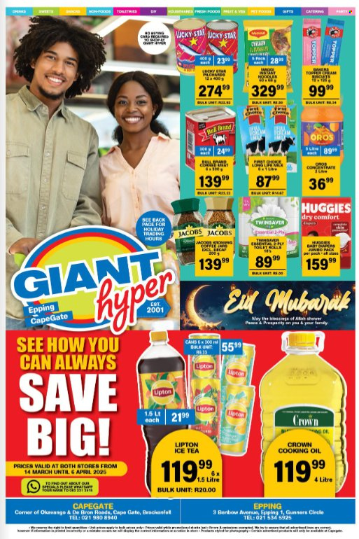 Giant Hyper specials - 14/03/2025 - 06/04/2025. Page 1
