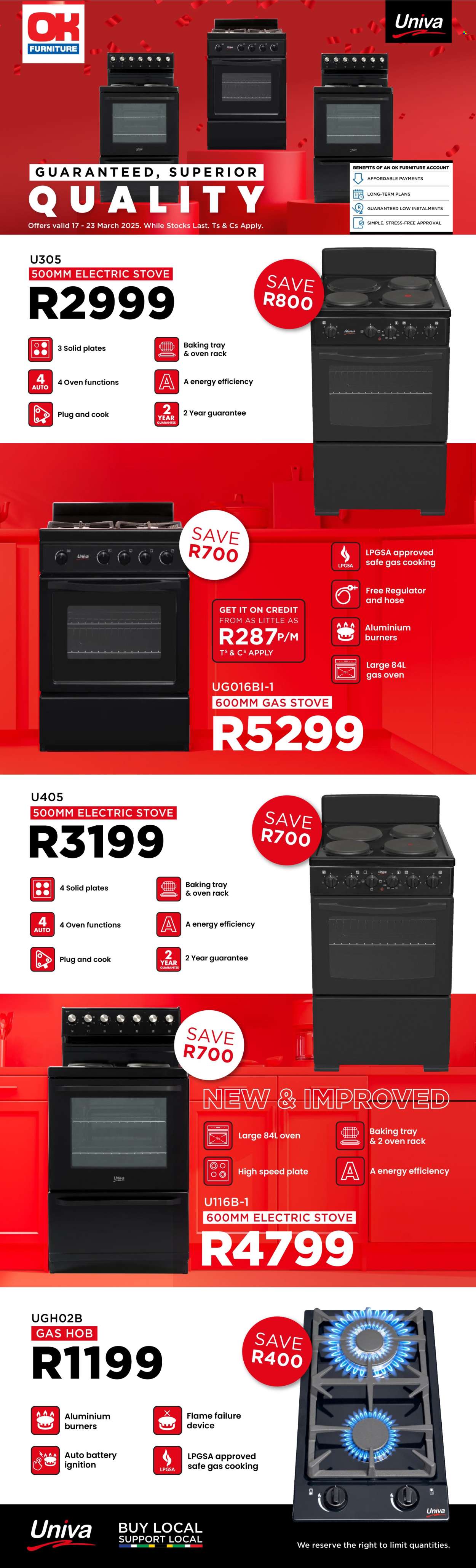 OK Furniture specials - 17/03/2025 - 23/03/2025. Page 1