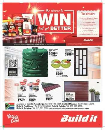 Build It catalogue  - 25/02/2025 - 23/03/2025.