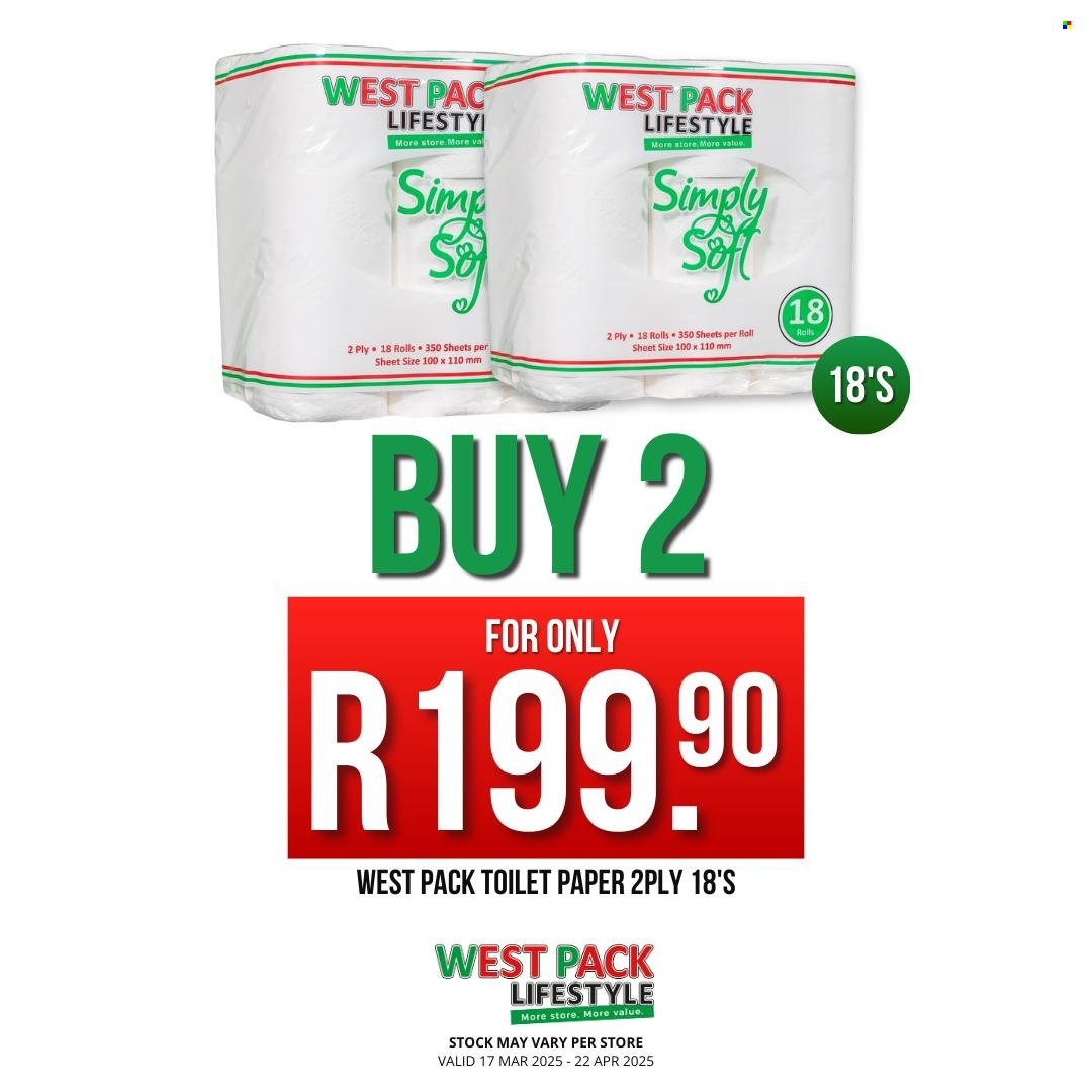 West Pack Lifestyle specials - 17/03/2025 - 22/04/2025. Page 6