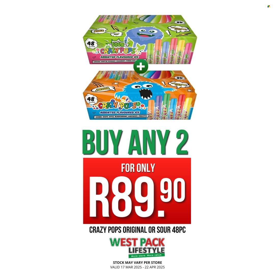West Pack Lifestyle specials - 17/03/2025 - 22/04/2025. Page 9