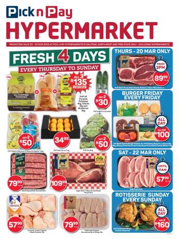 Pick n Pay Hypermarket catalogue  - 20/03/2025 - 23/03/2025.