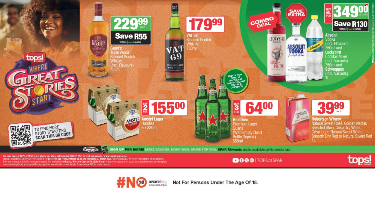 TOPS at SPAR specials - 20/03/2025 - 23/03/2025. Page 1
