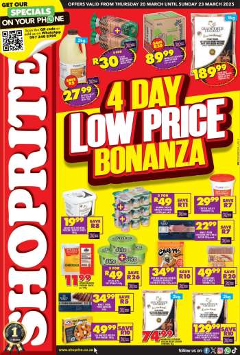 Shoprite catalogue  - 20/03/2025 - 23/03/2025.