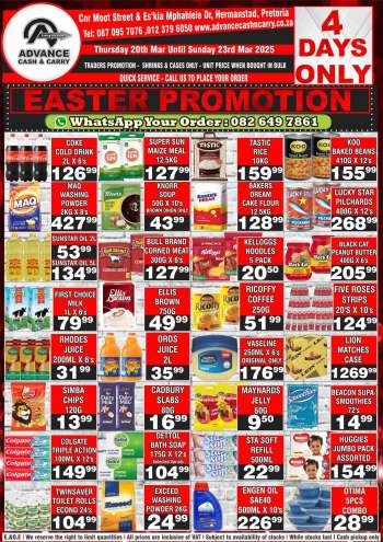 Advance Cash & Carry catalogue  - 20/03/2025 - 23/03/2025.