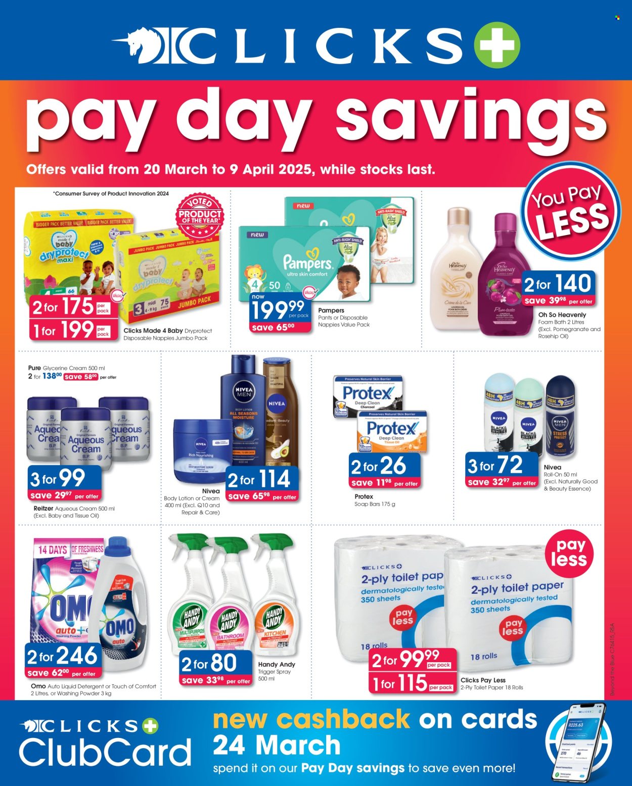 Clicks specials - 20/03/2025 - 09/04/2025. Page 1
