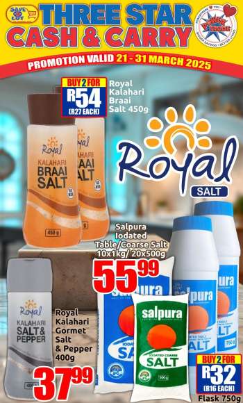Three Star Cash and Carry catalogue  - 21/03/2025 - 31/03/2025.
