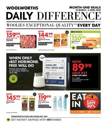 Woolworths catalogue  - 24/03/2025 - 06/04/2025.