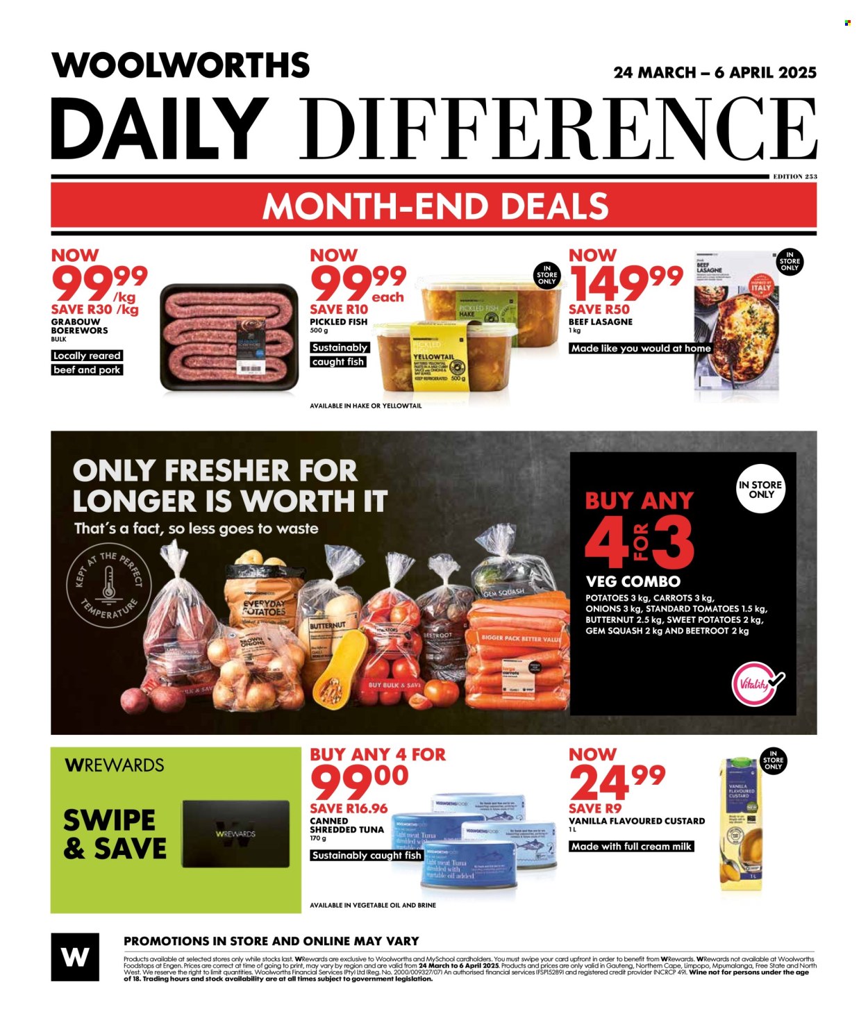 Woolworths specials - 24/03/2025 - 06/04/2025. Page 12