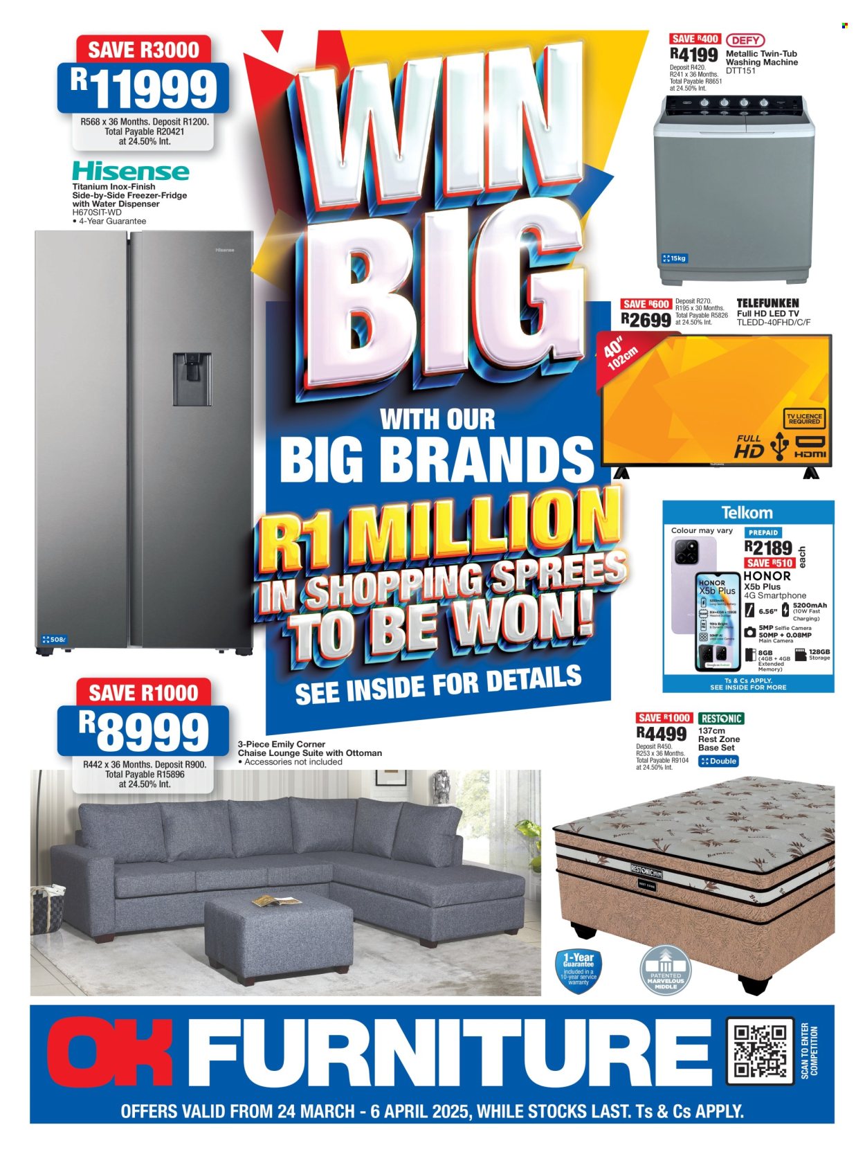 OK Furniture specials - 24/03/2025 - 06/04/2025. Page 1