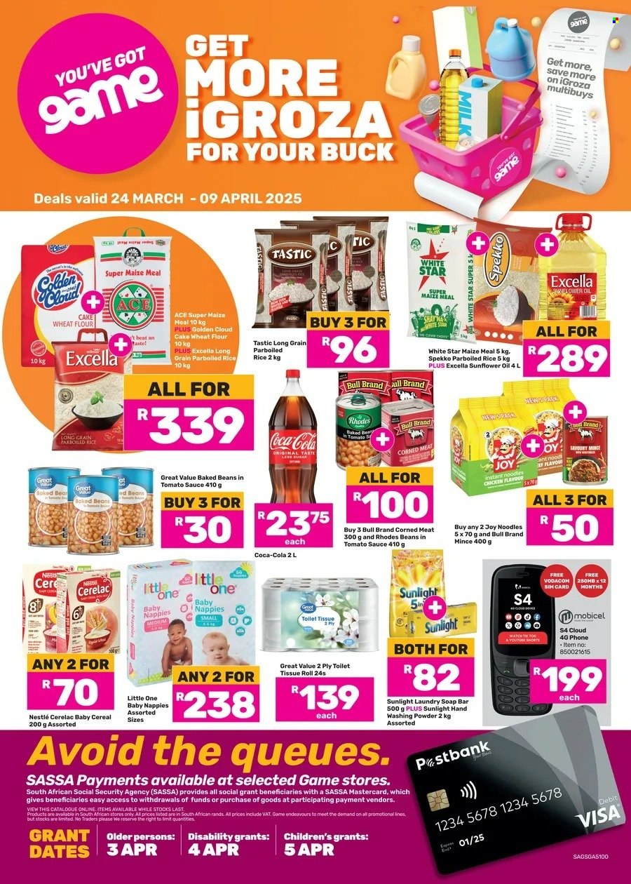 Game specials - 24/03/2025 - 24/03/2025. Page 1