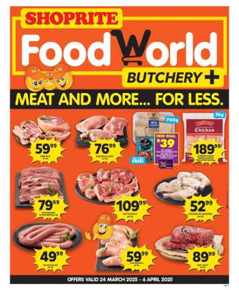 Shoprite catalogue  - 24/03/2025 - 06/04/2025.