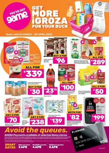 Game catalogue  - 24/03/2025 - 09/04/2025.