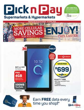 Pick n Pay catalogue  - 24/03/2025 - 27/04/2025.