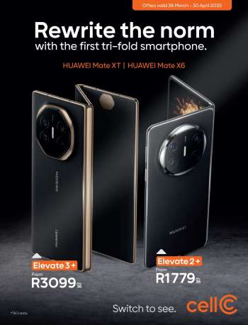 Cell C catalogue  - 26/03/2025 - 30/04/2025.
