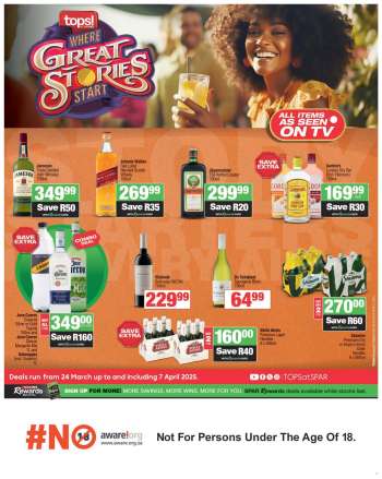 TOPS at SPAR catalogue  - 24/03/2025 - 07/04/2025.