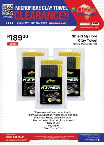 Africa Cash & Carry catalogue  - 25/03/2025 - 31/03/2025.