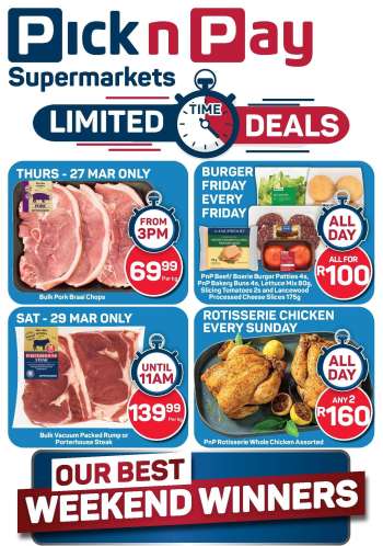 Pick n Pay Supermarket catalogue  - 27/03/2025 - 30/03/2025.