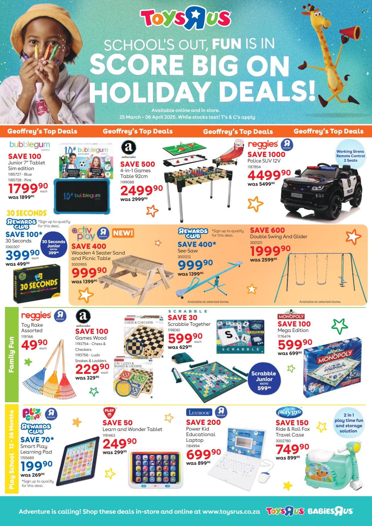 Toys R Us specials - 25/03/2025 - 06/04/2025. Page 1