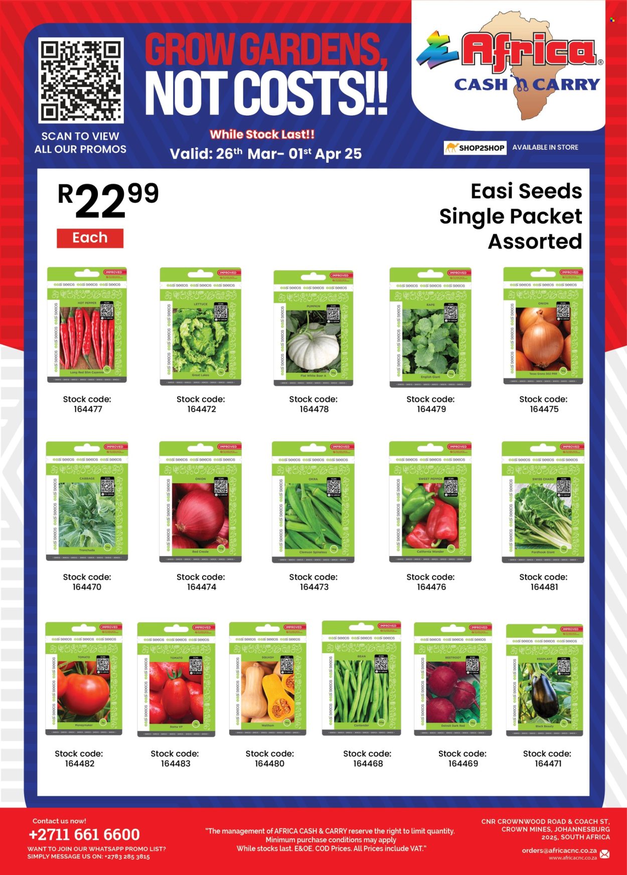 Africa Cash & Carry specials - 26/03/2025 - 01/04/2025. Page 1