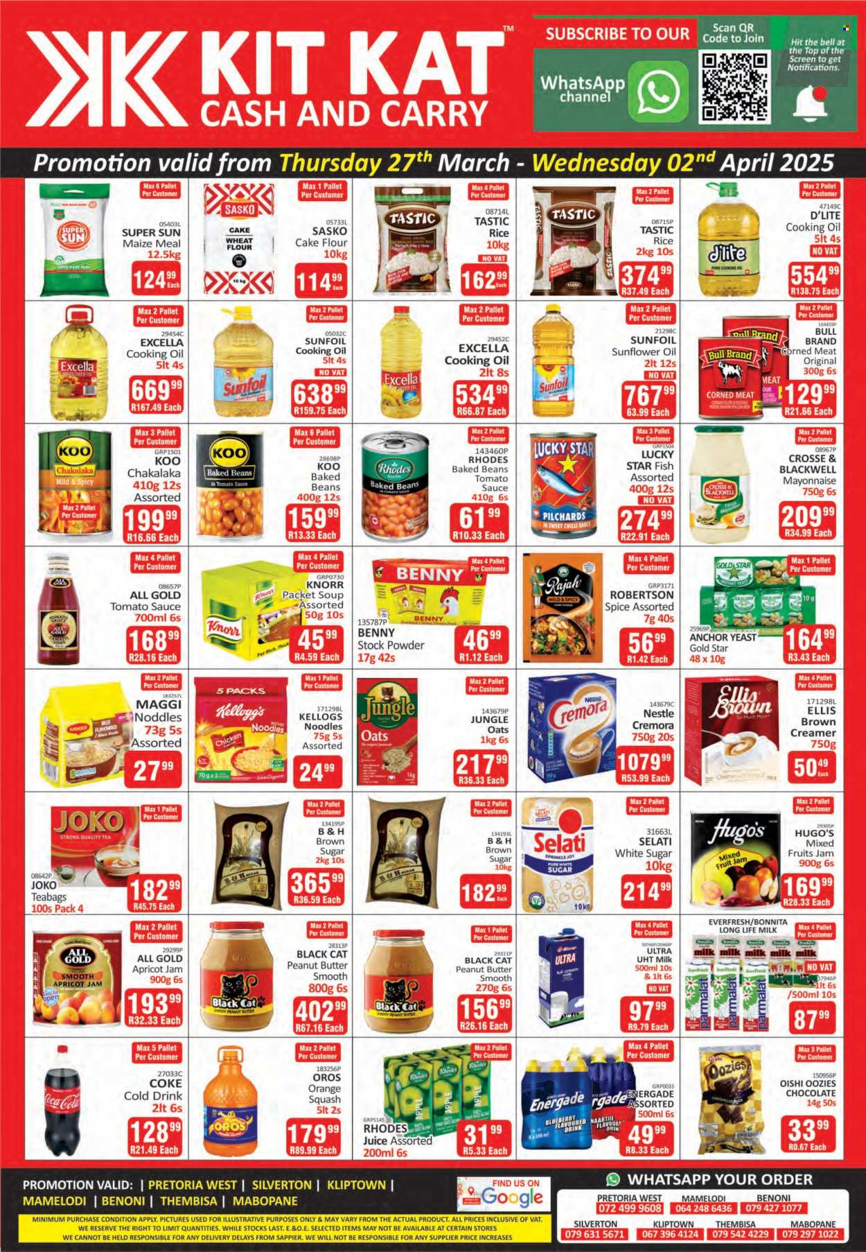 Kit Kat Cash & Carry specials - 27/03/2025 - 02/04/2025. Page 1