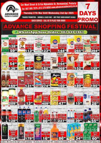 Advance Cash & Carry catalogue  - 27/03/2025 - 02/04/2025.