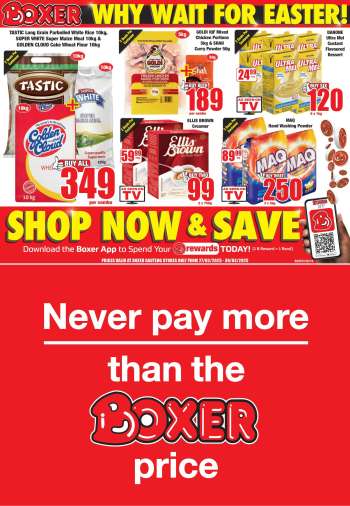 Boxer catalogue  - 27/03/2025 - 30/03/2025.