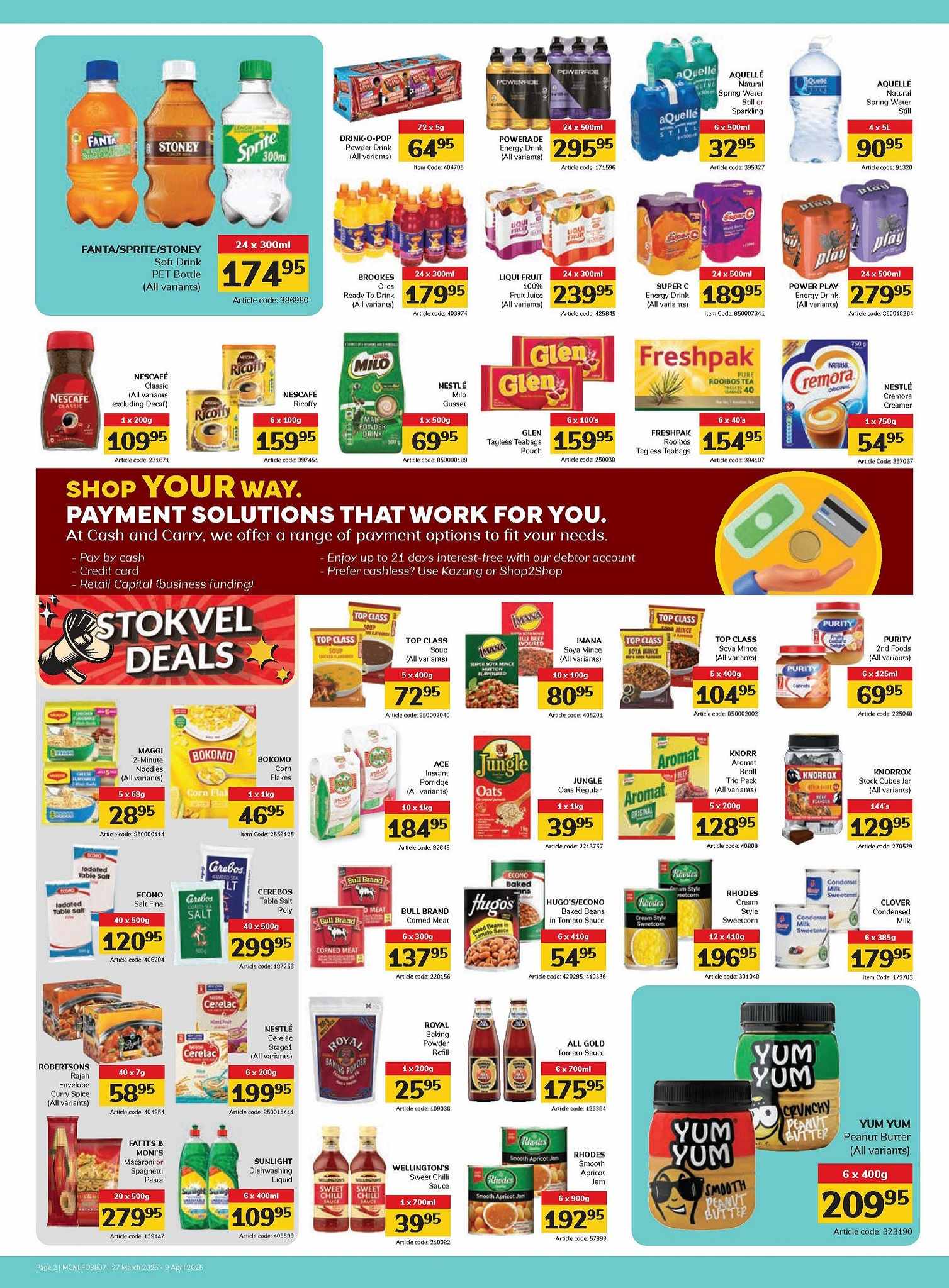Jumbo Cash & Carry specials - 27/03/2025 - 09/04/2025. Page 2