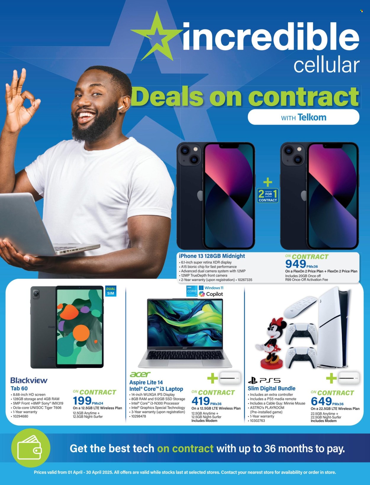 Incredible Connection specials - 01/04/2025 - 30/04/2025. Page 1