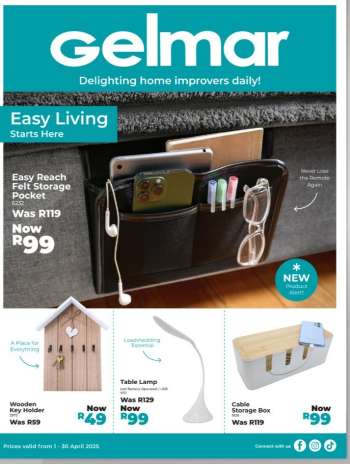 Gelmar catalogue  - 01/04/2025 - 30/04/2025.