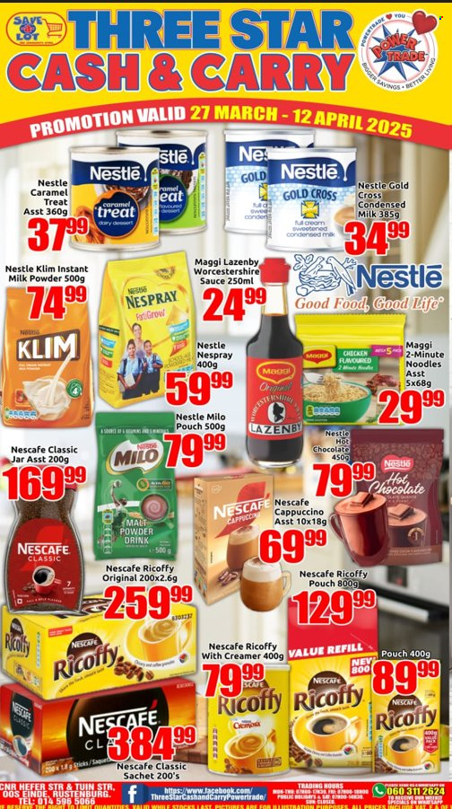 Three Star Cash and Carry specials - 27/03/2025 - 12/04/2025. Page 3