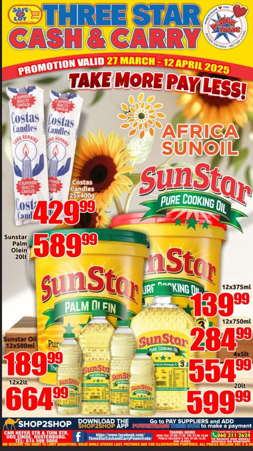 Three Star Cash and Carry specials - 27/03/2025 - 12/04/2025. Page 7