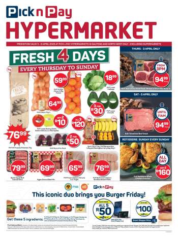 Pick n Pay Hypermarket catalogue  - 03/04/2025 - 06/04/2025.