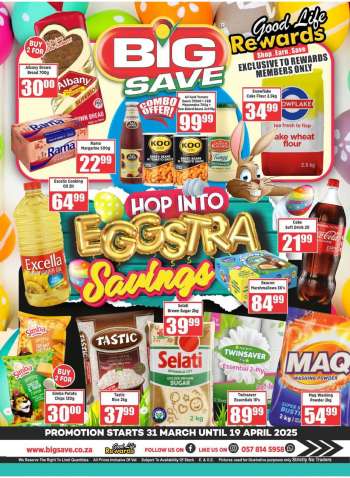 Big Save catalogue  - 31/03/2025 - 19/04/2025.