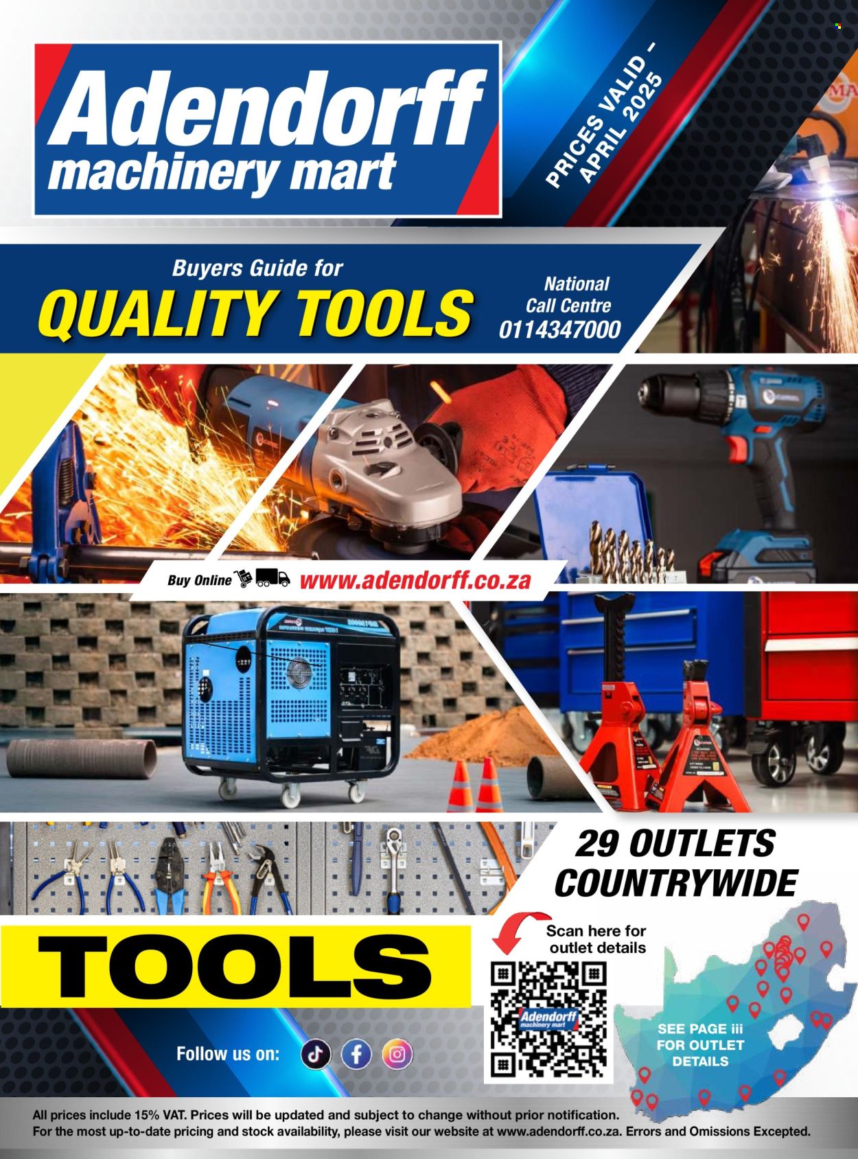 Adendorff Machinery Mart specials - 01/04/2025 - 30/04/2025. Page 1