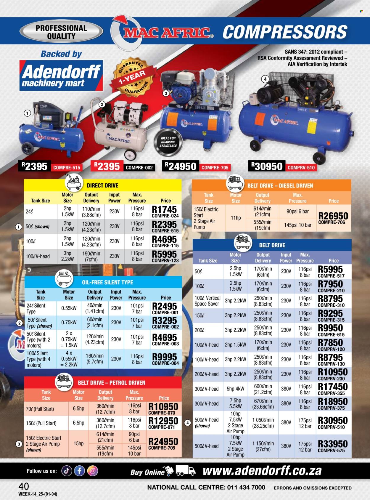 Adendorff Machinery Mart specials - 01/04/2025 - 30/04/2025. Page 42