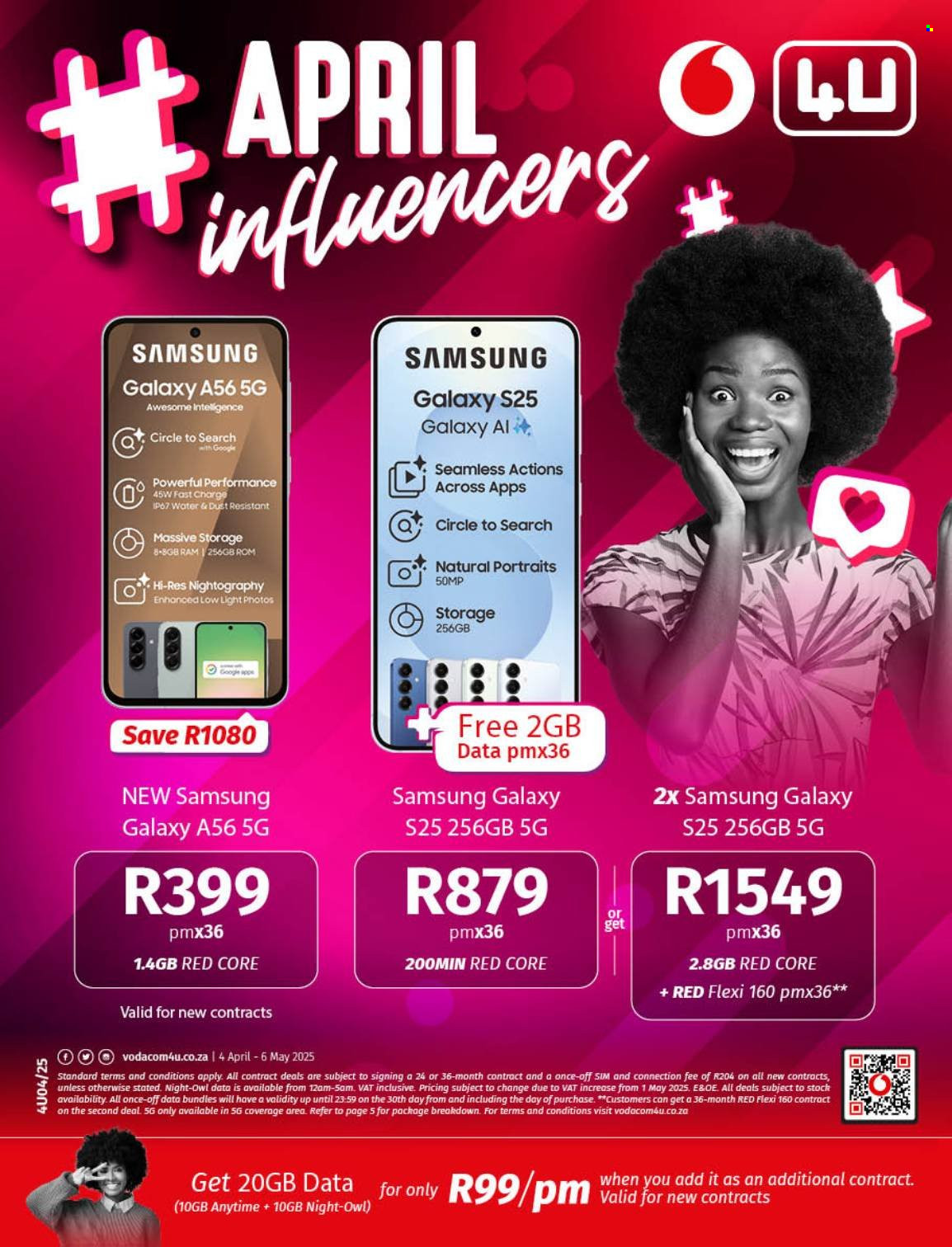 Vodacom specials - 04/04/2025 - 06/05/2025. Page 1