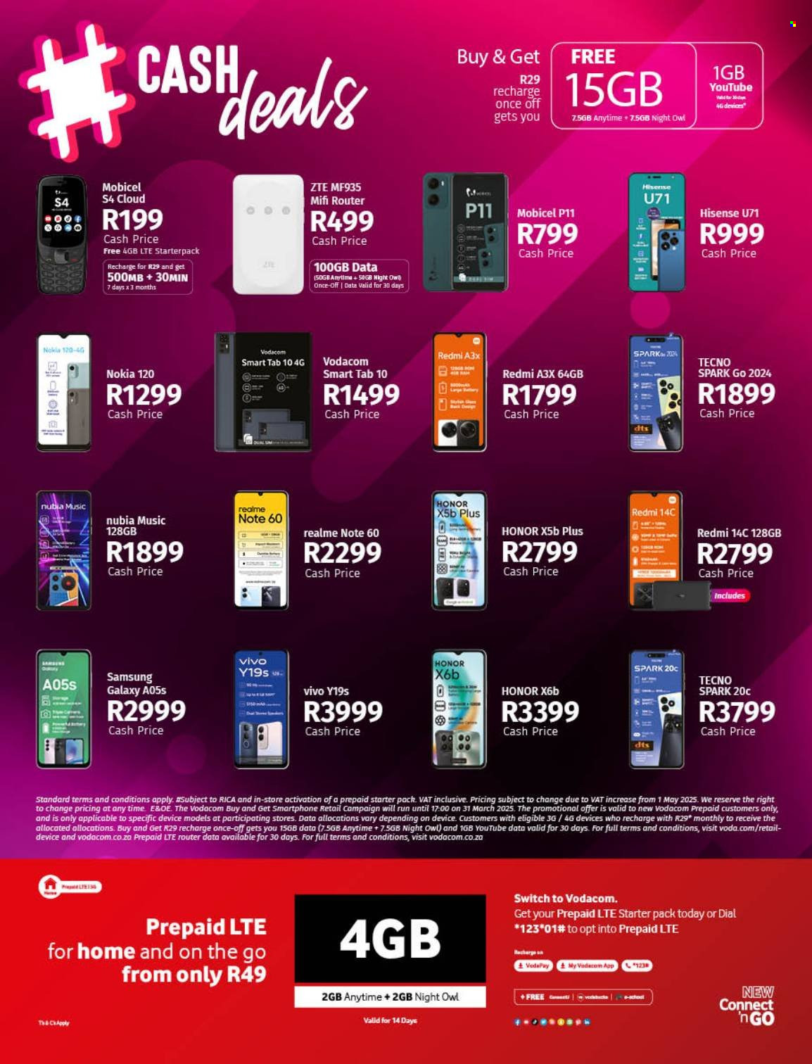 Vodacom specials - 04/04/2025 - 06/05/2025. Page 26
