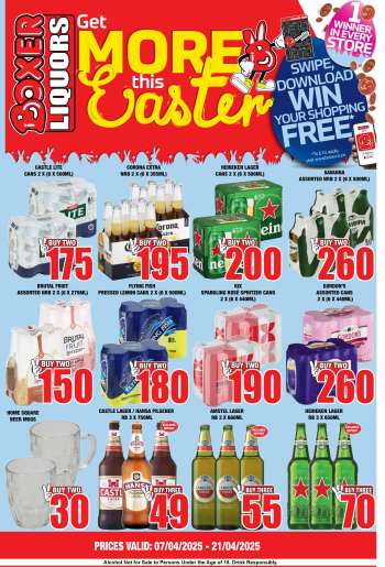 Boxer catalogue  - 07/04/2025 - 21/04/2025.