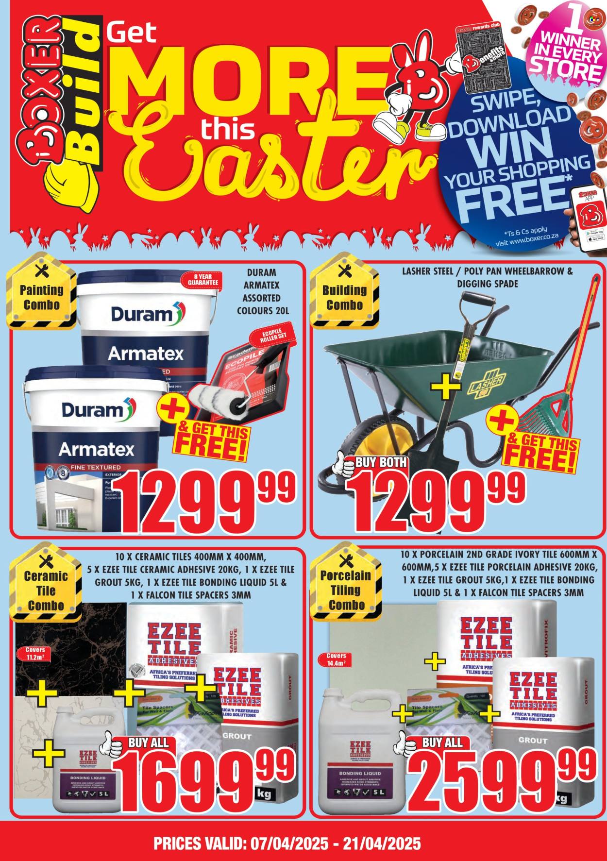 Boxer specials - 07/04/2025 - 21/04/2025. Page 1